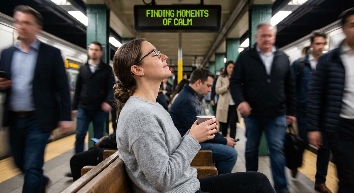 Finding moments of calm amidst the daily rush is essential for mental clarity.