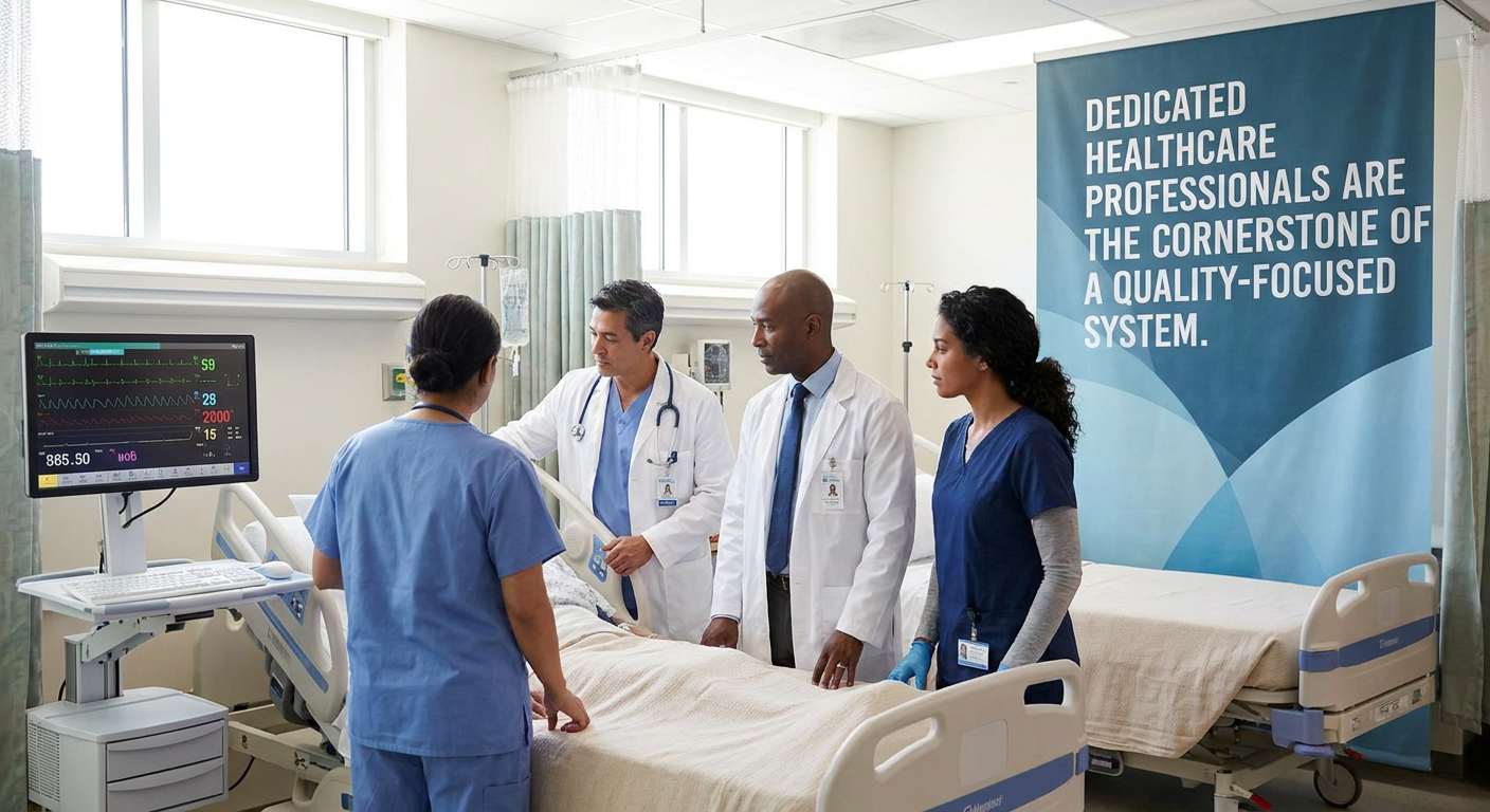 Dedicated healthcare professionals are the cornerstone of a quality-focused system.