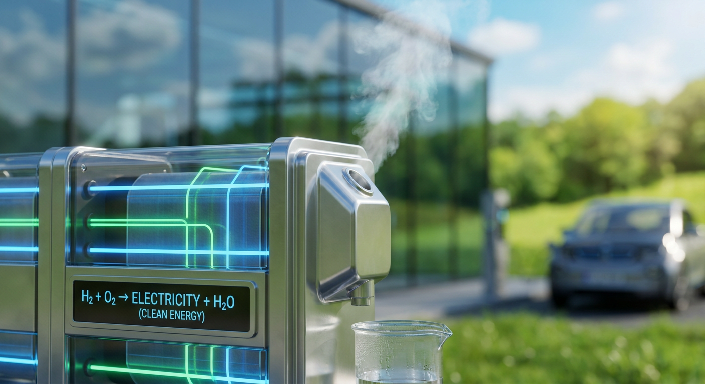 Hydrogen fuel cells generate clean electricity, with water as the only byproduct.